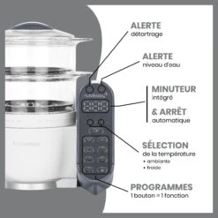 Pack Batch Cooking Nutribaby(+) & 3 Babybols 250mL Blanc De Babymoov 15 Pack Batch Cooking Nutribaby(+) & 3 Babybols 250mL Blanc De Babymoov -Bébé Produits Boutique 01174504 6
