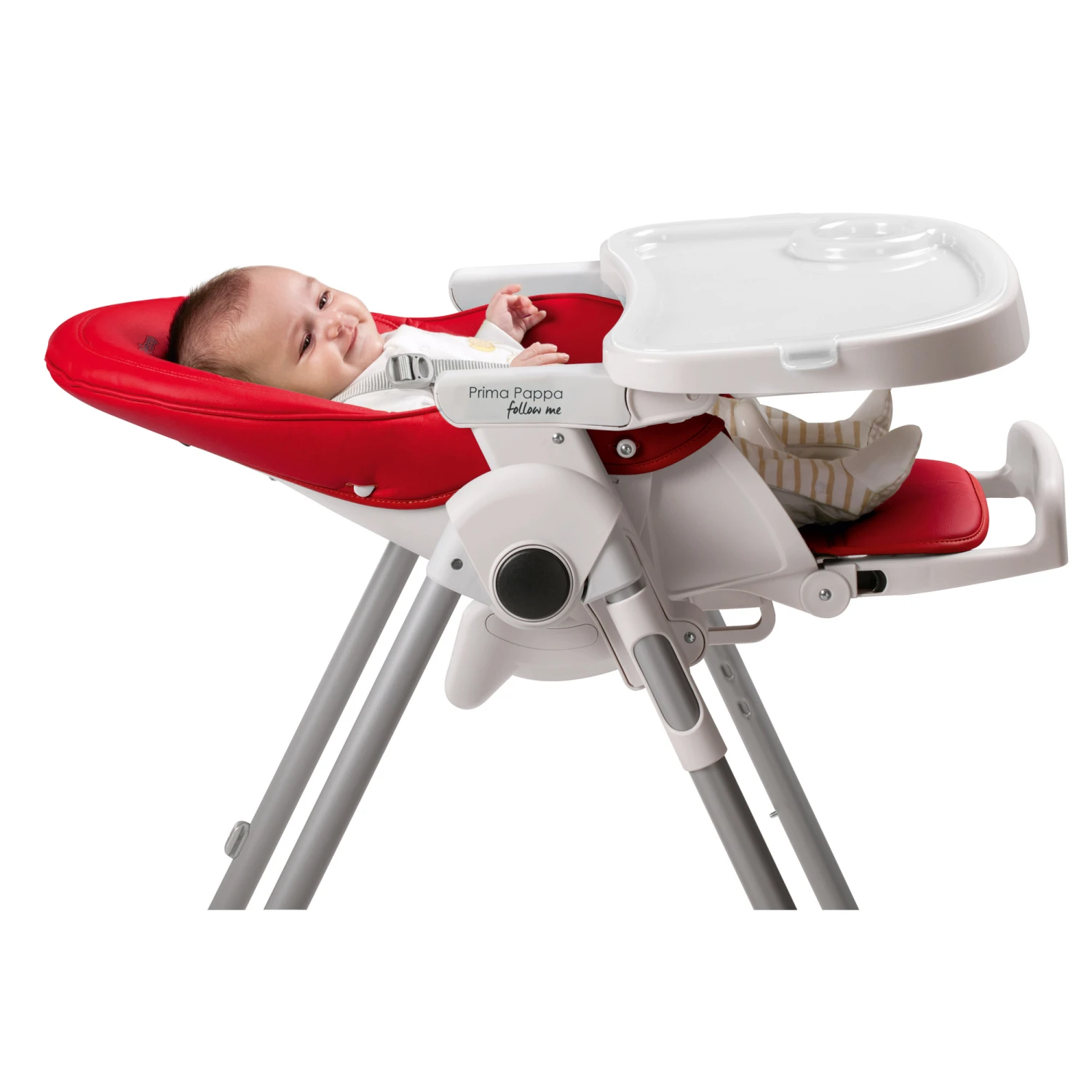 PEG PEREGO Chaise Haute Prima Pappa Follow Me Ice De Peg-Pérego 2 PEG PEREGO Chaise Haute Prima Pappa Follow Me Ice De Peg-Pérego – Image 2