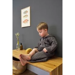 LÄSSIG Peignoir Mousseline Anthracite 12-18 Mois De Lässig -Bébé Produits Boutique 1119346 2 3 scaled