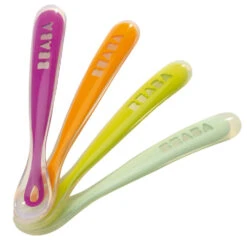 Beaba Lot De 4 Cuillères 1er Repas Eucaplyptus De Béaba -Bébé Produits Boutique 21878248 2