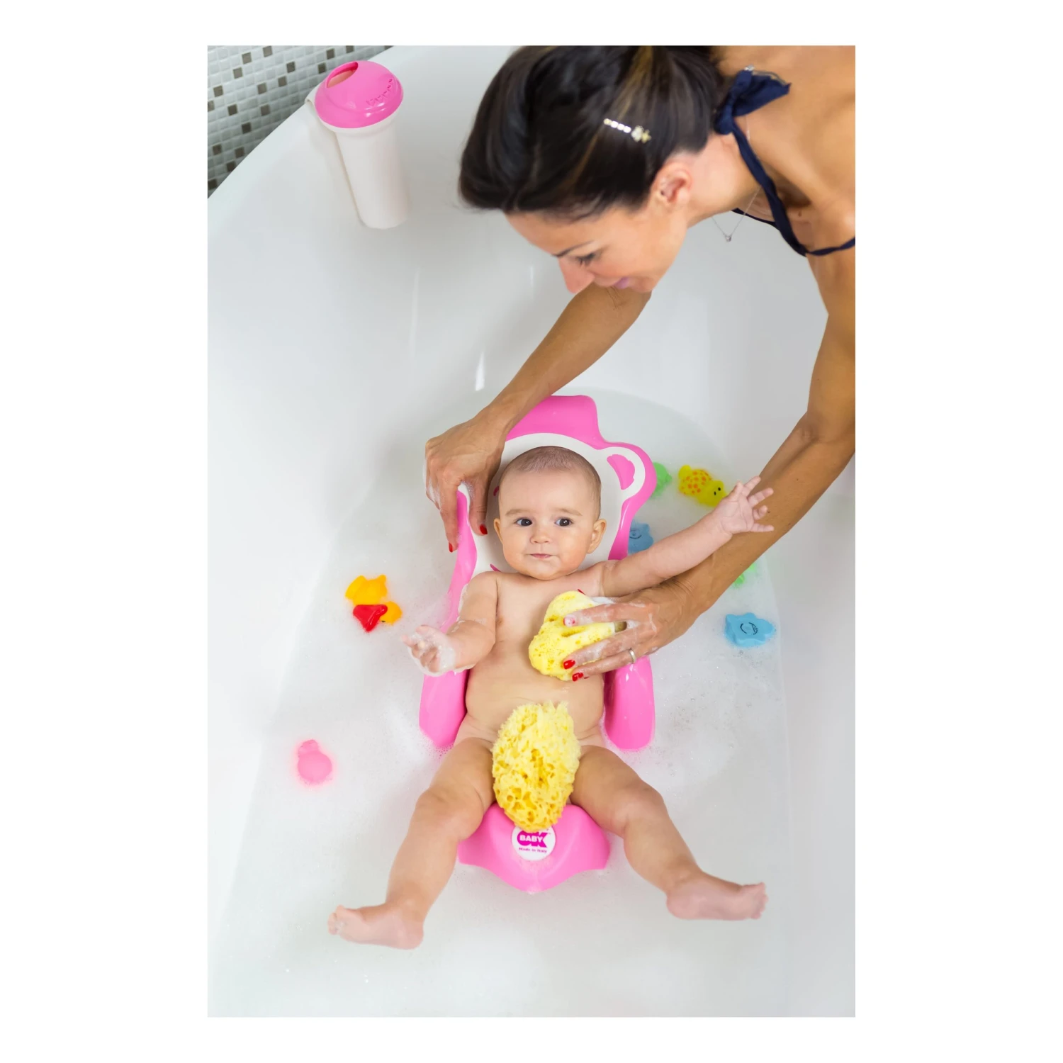 Transat De Bain Buddy Blanc De OK Baby 10 Transat De Bain Buddy Blanc De OK Baby – Image 10
