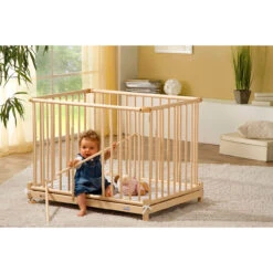 Parc Euro Scandinave Naturel / Blanc De Geuther 9 Parc Euro Scandinave Naturel / Blanc De Geuther -Bébé Produits Boutique 78263680 4